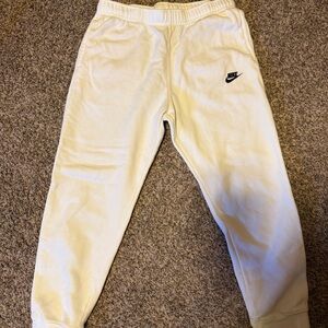 Nike Men's white Joggers